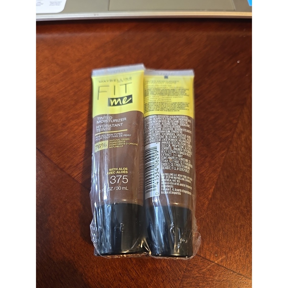Maybelline Fit Me #375 Tinted Moisturizer For All Skin Types 1oz /30ml. Not Of 2